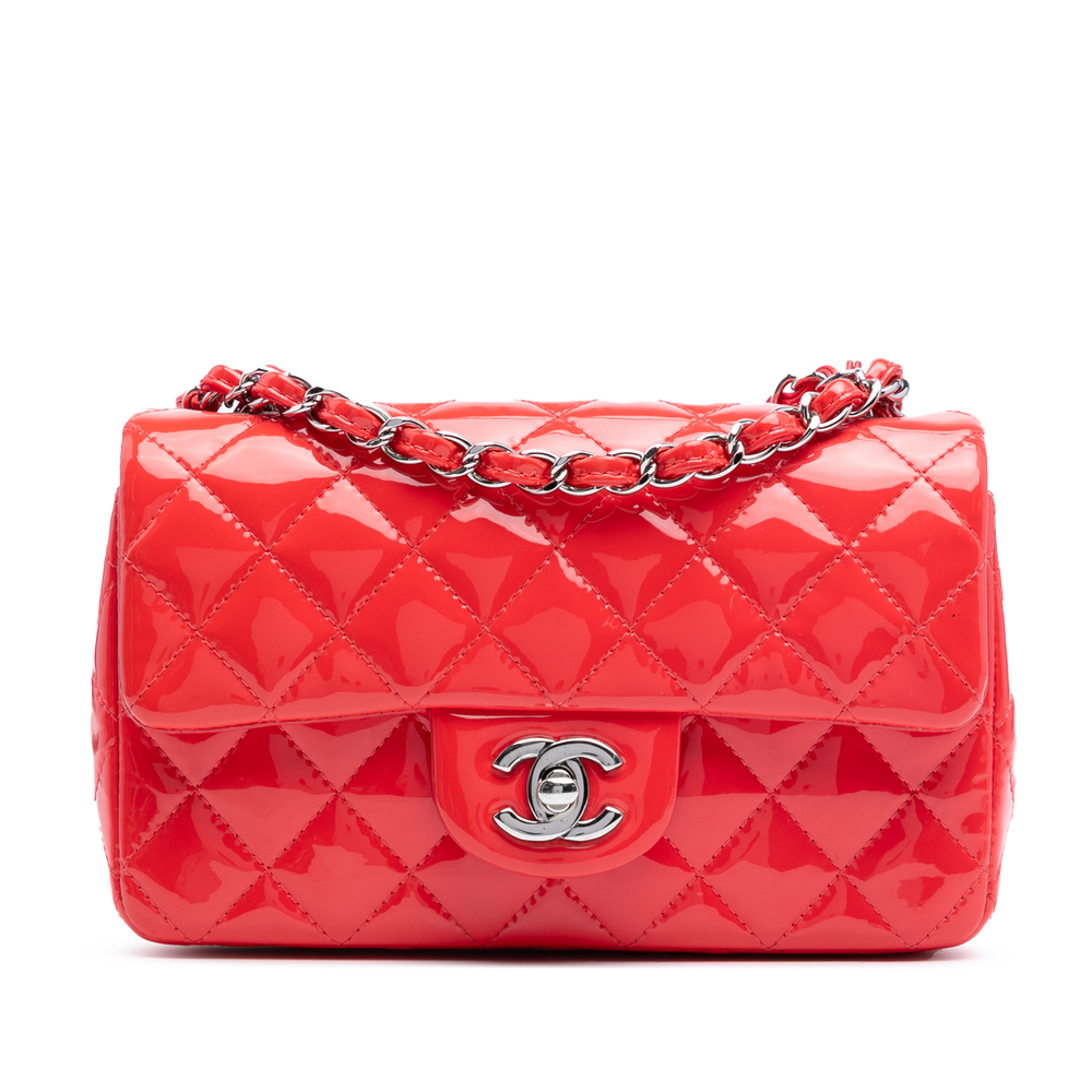 Pre-Loved Chanel Mini Rectangular Classic Patent … - image 1